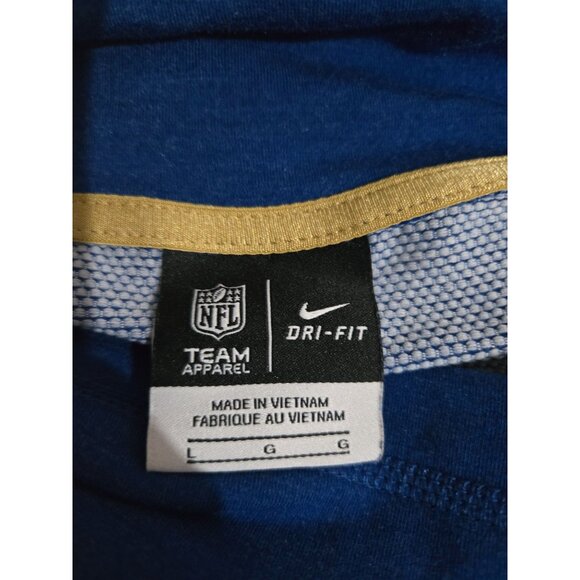 Nike NFL Team Apparel Womens Indianapolis Colts Cowl Neck Sweatshirt Size Large - Picture 4 of 9